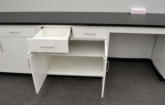 17′ NLS Cabinets w/ Desk open