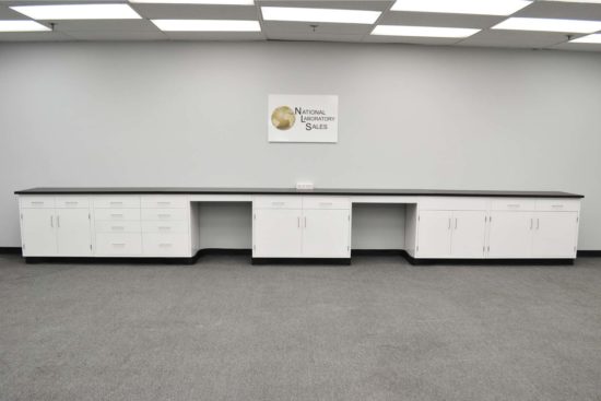 24' Fisher American Laboratory Cabinets w/ Desks