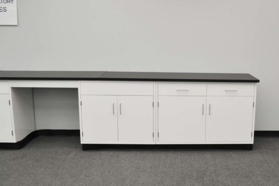 NLS Lab Cabinets with desks partial view