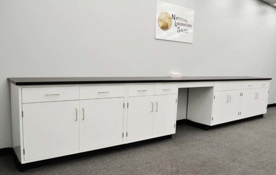 Alt view of 17′ NLS Cabinets w/ Desk