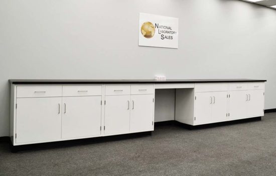 Angle front 17′ NLS Cabinets w/ Desk