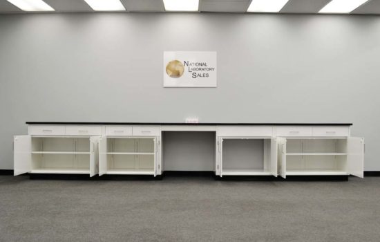 Open front - 17′ NLS Cabinets w/ Desk