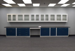 19' Base x 19' Wall Laboratory Cabinets w/ Desks & Industrial Grade Countertops