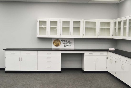 39' Laboratory Cabinets w/ 32' Wall Units