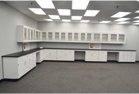 Alternate View 39' Laboratory Cabinets w/ 32' Wall Units