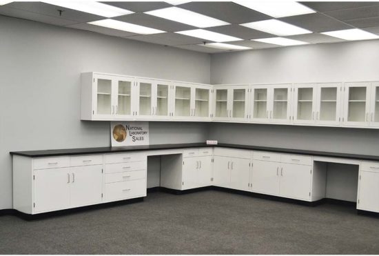 Laboratory Cabinets w/ 32' Wall Units