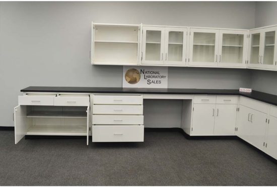 NLS 39' Laboratory Cabinets w/ 32' Wall Units