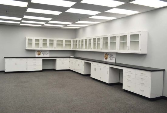 39' Laboratory Cabinets w/ 32' Wall Units