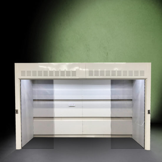 12' Fisher American Walk-In Fume Hood front