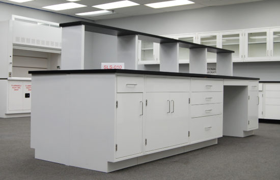 Fisher American Laboratory Island w/ Center Shelf