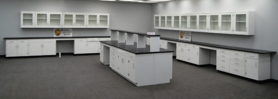 Fisher American Laboratory Island w/ Center Shelf