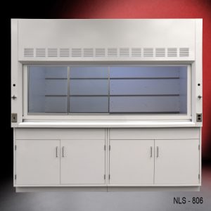 Front alternate view of 8' Fisher American Fume Hood