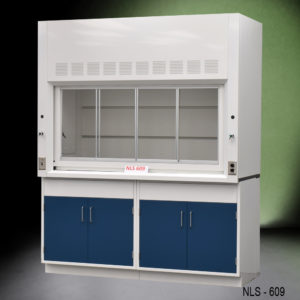 Front slight angle view of nls609 Fume Hood