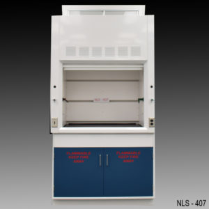 4′ Fisher American Fume Hood w/ Flammable Storage