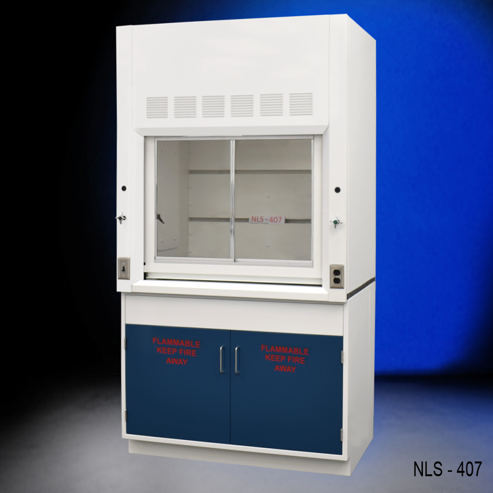 4′ Chemical Fume Hood w/ Flammable Base (NLS407) NLS