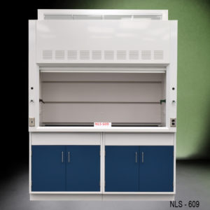Front view of Fume Hood With Open sash NLS609