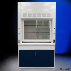 4′ x 4' Fisher American Fume Hood w/ Flammable Storage