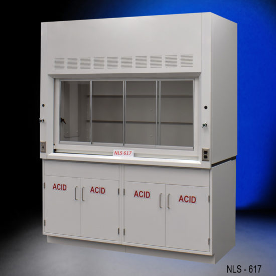 4' Chemical Fume Hood w/Flammable Base Cabinet (NLS-407)