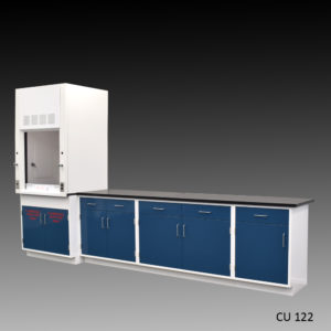CU 122 Fume Hood with Cabinets and Storage