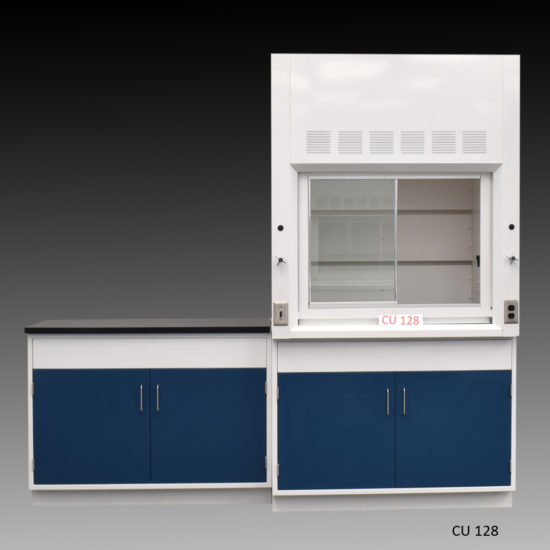 Full Photo of 4' Fisher American Fume Hood w/ 4' Cabinets