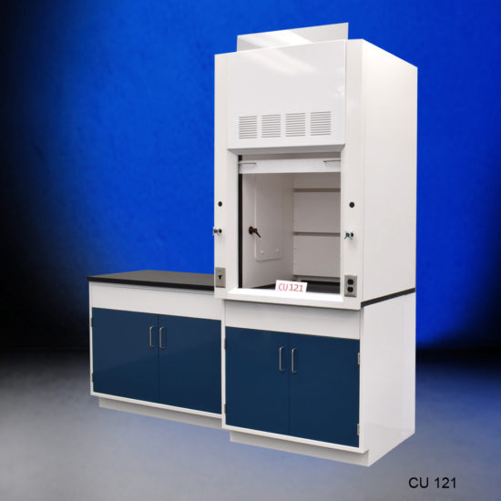 3' Fisher American Fume Hood w/ 4' Cabinets