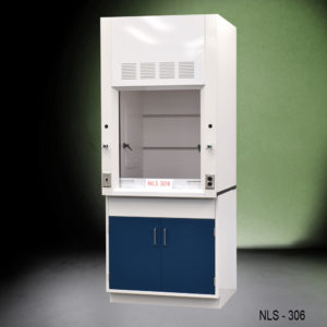 NLS 306 Fume Hood Angled Front View