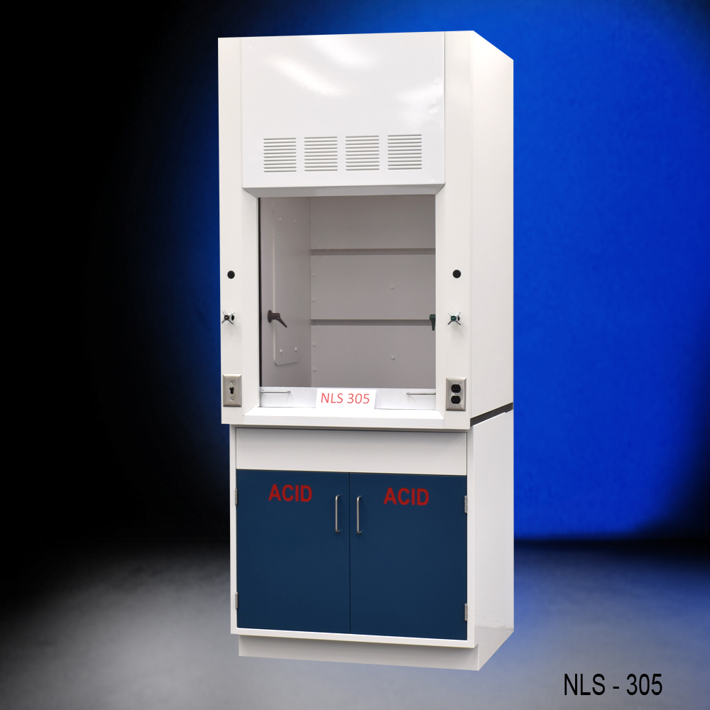 3' Chemical Fume Hood W/ ACID Base (NLS305) NLS