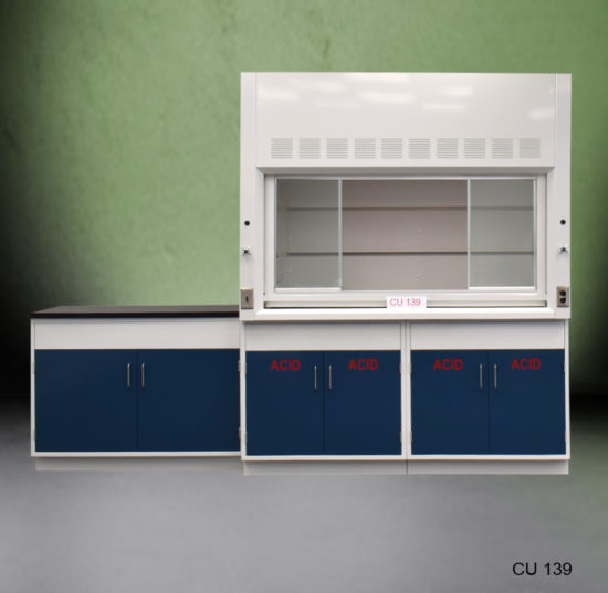 Fume Hood CU139 Acid Doors Front