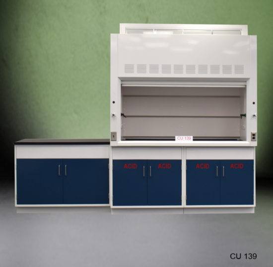 Fume Hood CU 139 with Acid Doors Front