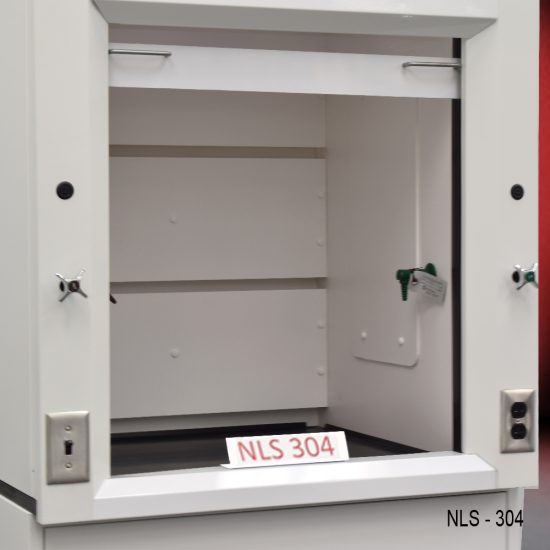 3' Fume Hood w/ Flammable Storage left Front view