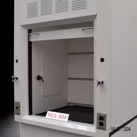 3' Fume Hood w/ Flammable Storage right Front view