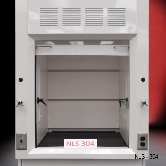 3' Fume Hood w/ Flammable Storage Front view