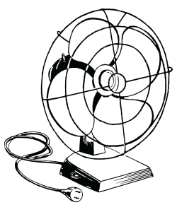 Oscillating Table Fan