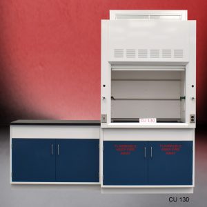 4' Fisher American Fume Hood with 4' Cabinets