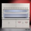 wide view of 8′ Fisher American Fume Hood w/ Flammable & General Storage
