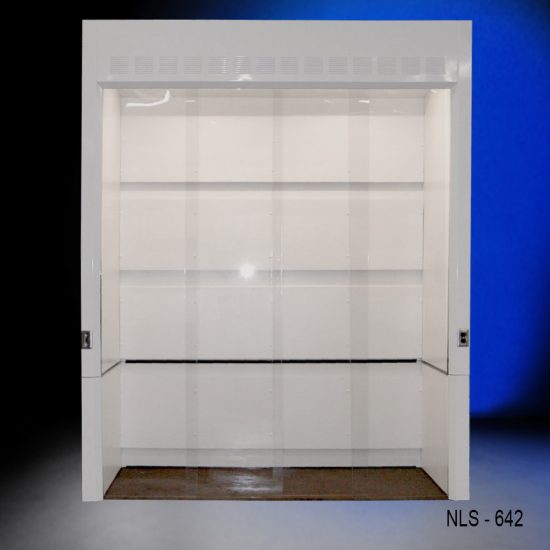 Wide front 6′ x 4' x 10' Fisher American Walk-In Fume Hood
