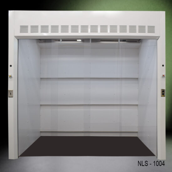 10′ x 6' Fisher American Walk-In Fume Hood (Deep Work Area) Front