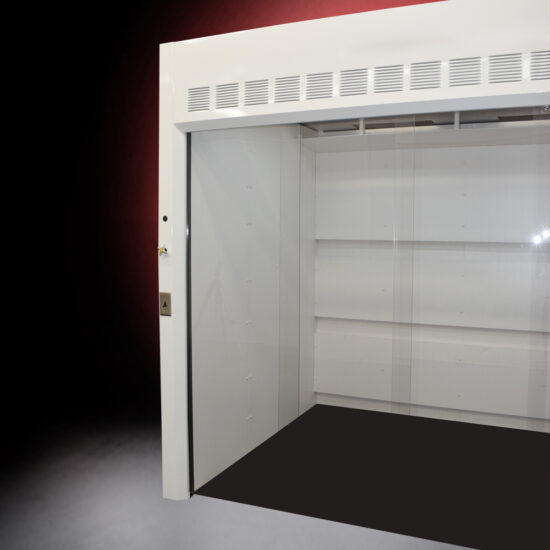 Partial View 8′ x 6' Fisher American Walk-In Fume Hood (Deep Work Area)
