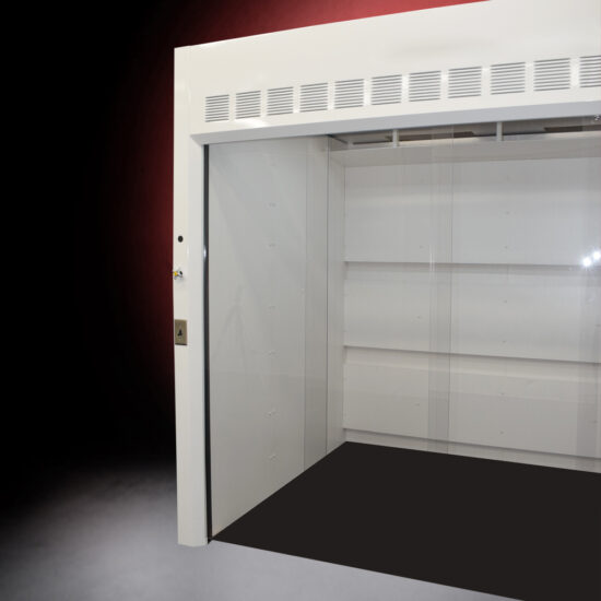 Partial View 8′ x 6' Fisher American Walk-In Fume Hood (Deep Work Area)